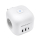 QOLTEC Kostka zasilająca przedłużacz 6w1 3x AC/2x USB/1x USB-C - 1330699 - zdjęcie 2